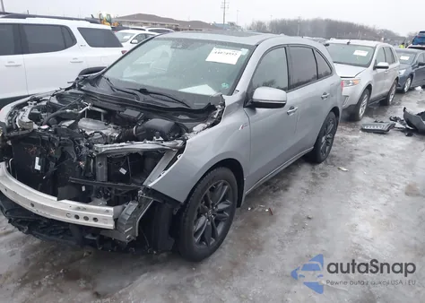 2020 Acura Mdx Technology A-Spec Packages из США, поврежденный, VIN 5J8YD4H09LL011909